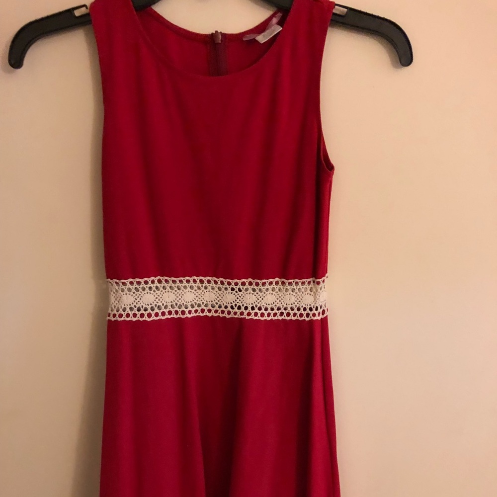Aqua- Red Dress